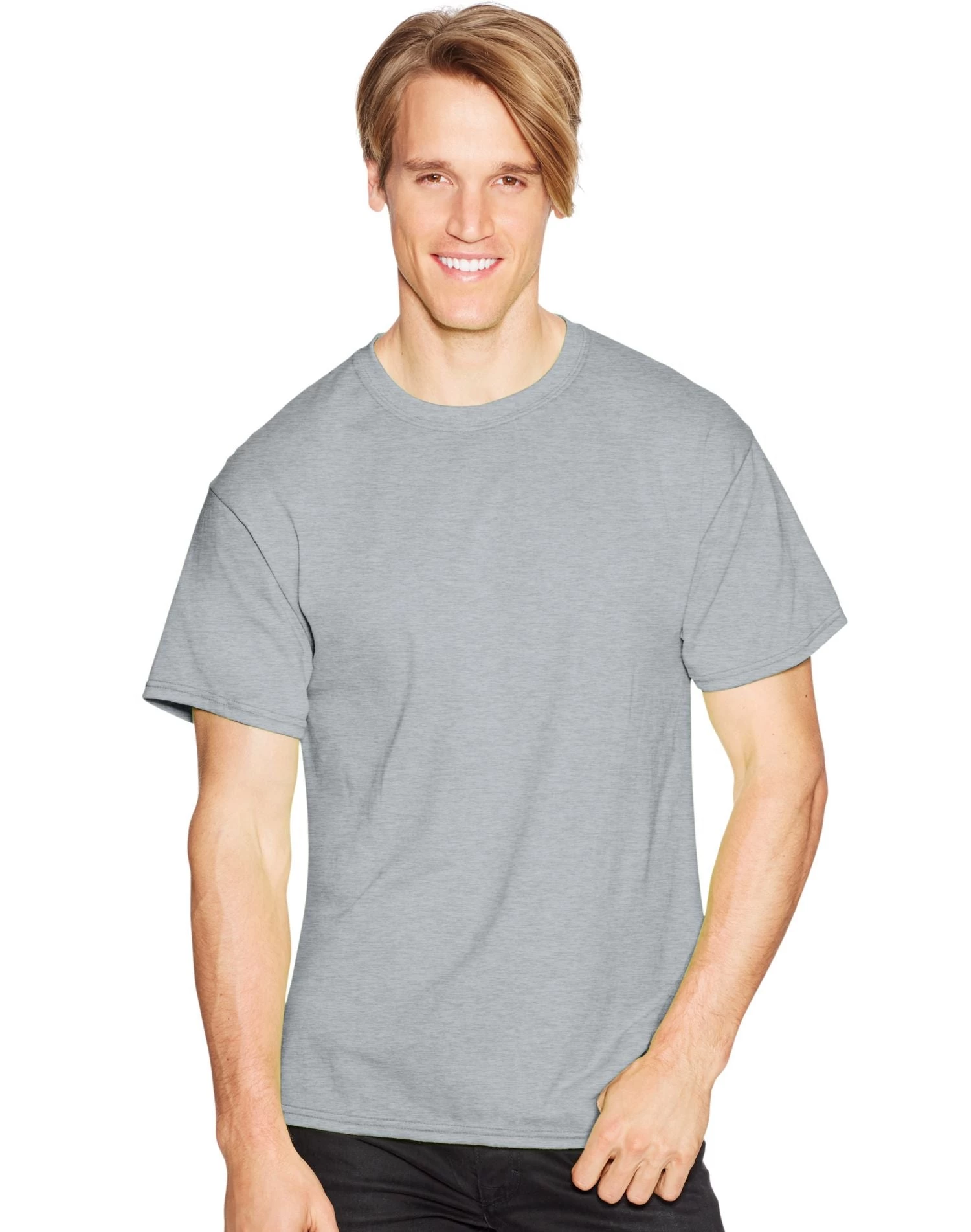 Hanes Mens ComfortBlend EcoSmart 4-Pack Crewneck T-Shirts 10 Hanes Mens ComfortBlend EcoSmart 4-Pack Crewneck T-Shirts - Image 8