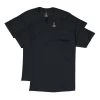 Hanes Mens Short Sleeve Pocket Tee Value 2-Pack 2 Hanes Mens Short Sleeve Pocket Tee Value 2-Pack -Outfit Fashion Shop HBI O55902 Black