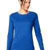 Hanes Womens Sport Cool DRI Performance Long-Sleeve T-Shirt -Outfit Fashion Shop HBI O9308 AwesomeBlue