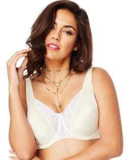 Playtex Secrets Floral Underwire Bra -Outfit Fashion Shop HBI PH4422 MotherofPearl