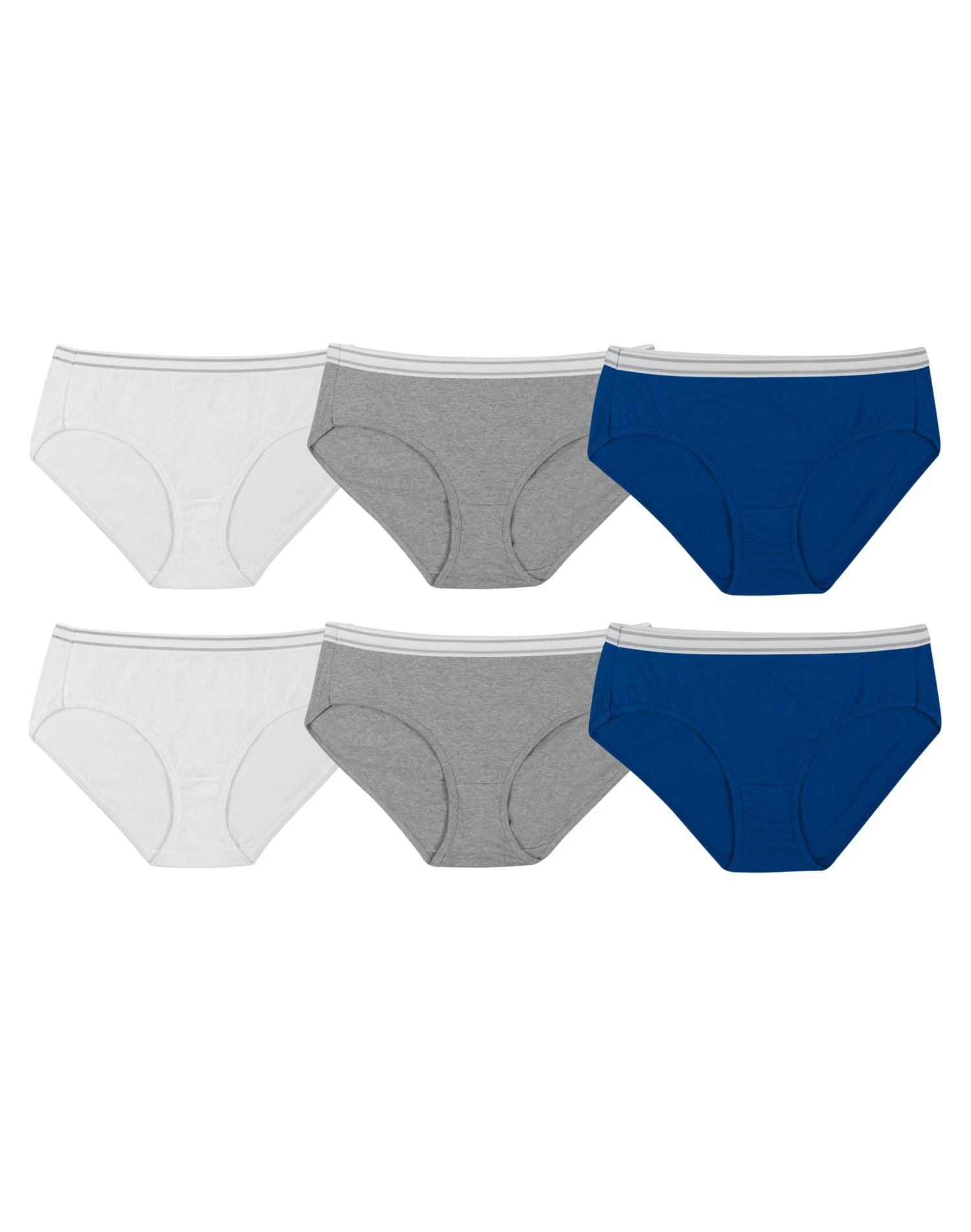 Hanes Womens Cotton Hipsters With Cool Comfort - 6-Pack 5 Hanes Womens Cotton Hipsters With Cool Comfort - 6-Pack - Image 3