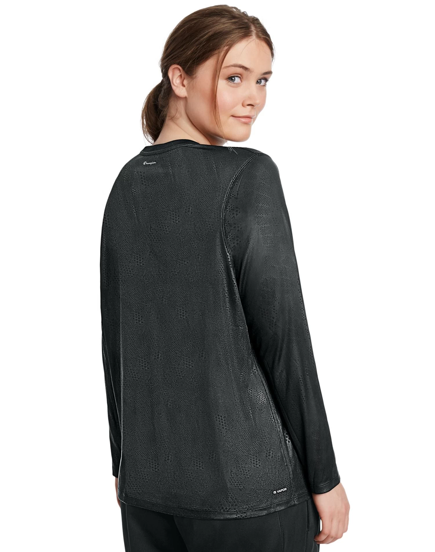 Champion Women`s Vapor Plus Long-Sleeve Tee 4 Champion Women`s Vapor Plus Long-Sleeve Tee - Image 2