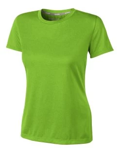 Champion Women`s C Vapor Heathered Tee -Outfit Fashion Shop HBI RCV30 BrightGreenHeather