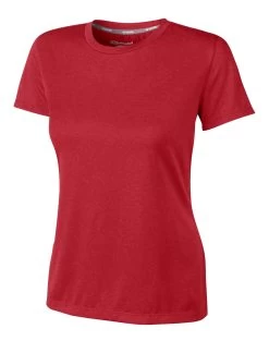 Champion Women`s C Vapor Heathered Tee -Outfit Fashion Shop HBI RCV30 ScarletHeather