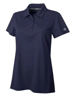 Champion Vapor® Women`s Short Sleeve Polo -Outfit Fashion Shop HBI RCV70 NavyHeather