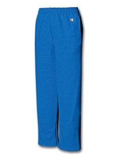 Champion Double Dry Action Fleece Kids' Sweatpants With Open Hems & Side Pockets 26 Champion Double Dry Action Fleece Kids' Sweatpants With Open Hems & Side Pockets -Outfit Fashion Shop HBI RP2403 RoyalBlue