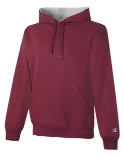 Champion Cotton Max Adult Pullover Hood -Outfit Fashion Shop HBI RS171 Cardinal
