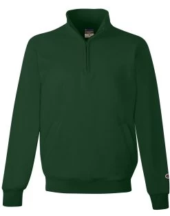 Champion Men`s Eco Fleece 1/4 Zip -Outfit Fashion Shop HBI RS400 DarkGreen