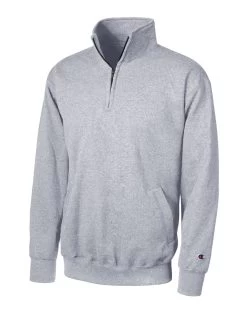 Champion Men`s Eco Fleece 1/4 Zip -Outfit Fashion Shop HBI RS400 LightSteel
