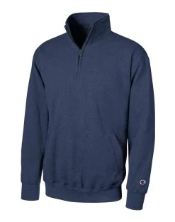 Champion Men`s Eco Fleece 1/4 Zip -Outfit Fashion Shop HBI RS400 Navy