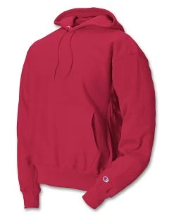 Champion Men`s Reverse Weave Hood -Outfit Fashion Shop HBI S1051 Scarlet