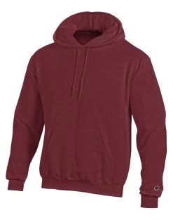 Champion Men's Double Dry Action Fleece Pullover Hood -Outfit Fashion Shop HBI S2402 MaroonHeather 7c06c762 9a4a 4bba 9a23 71ec4f2cd895