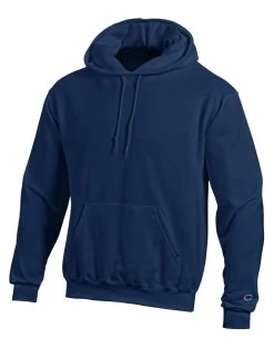 Champion Men's Double Dry Action Fleece Pullover Hood -Outfit Fashion Shop HBI S2402 Navy 05f36053 a56a 48ac ace2 35e2830cbb46