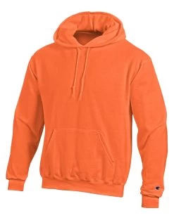Champion Men's Double Dry Action Fleece Pullover Hood -Outfit Fashion Shop HBI S2402 Orange 95d7af03 2d68 4965 9230 f379a4914b67