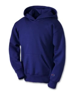 Champion Double Dry Action Fleece Pullover Kids' Hoodie -Outfit Fashion Shop HBI S2403 RoyalBlue 20 1