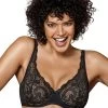 Playtex Womens Love My Curves Beautiful Lift Lightly Lined Underwire Bra -Outfit Fashion Shop HBI US4514 BlackNude