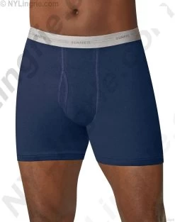 Hanes Men's Red Label Boxer Briefs Blk/Grey 2 Pack -Outfit Fashion Shop HNS 102627 AssortedFashion2349z5New