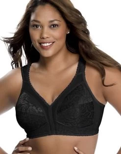 Playtex Women's 18 Hour Original Comfort Strap Bra #4693 -Outfit Fashion Shop HNS 8267 Black
