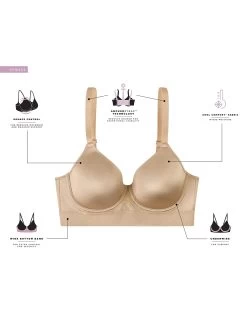 Bali Womens One Smooth U Bounce Control Underwire Bra -Outfit Fashion Shop HNS DF3456 alt01 637883115001954960