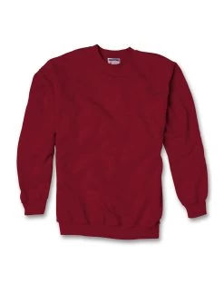 Hanes Ultimate Cotton Crewneck Adult Sweatshirt -Outfit Fashion Shop HNS HF260 Cardinal
