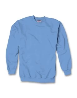 Hanes Ultimate Cotton Crewneck Adult Sweatshirt -Outfit Fashion Shop HNS HF260 CarolinaBlue