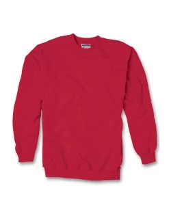 Hanes Ultimate Cotton Crewneck Adult Sweatshirt -Outfit Fashion Shop HNS HF260 DeepRed