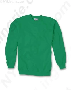 Hanes Ultimate Cotton Crewneck Adult Sweatshirt -Outfit Fashion Shop HNS HF260 KellyGreen d0cb7688 4e1d 4e73 b0c5 a9bcd355fc17
