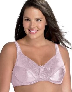 Playtex Secrets Floral Underwire Bra -Outfit Fashion Shop JMS 13022 DegasPink