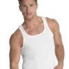Hanes Classics Men's Traditional Fit ComfortSoft TAGLESS A-Shirt 7-Pack -Outfit Fashion Shop JMS 15494 White
