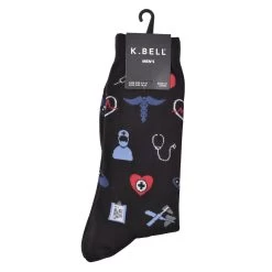 K. Bell Men`s Cotton Blend Crew Socks -Outfit Fashion Shop KBMF15H017 01