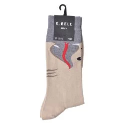 K. Bell Men`s Cotton Blend Crew Socks -Outfit Fashion Shop KBMF15H019 01