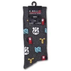K. Bell Men`s American Pride Crew Socks -Outfit Fashion Shop KBMF16H011 01 20Route 2066