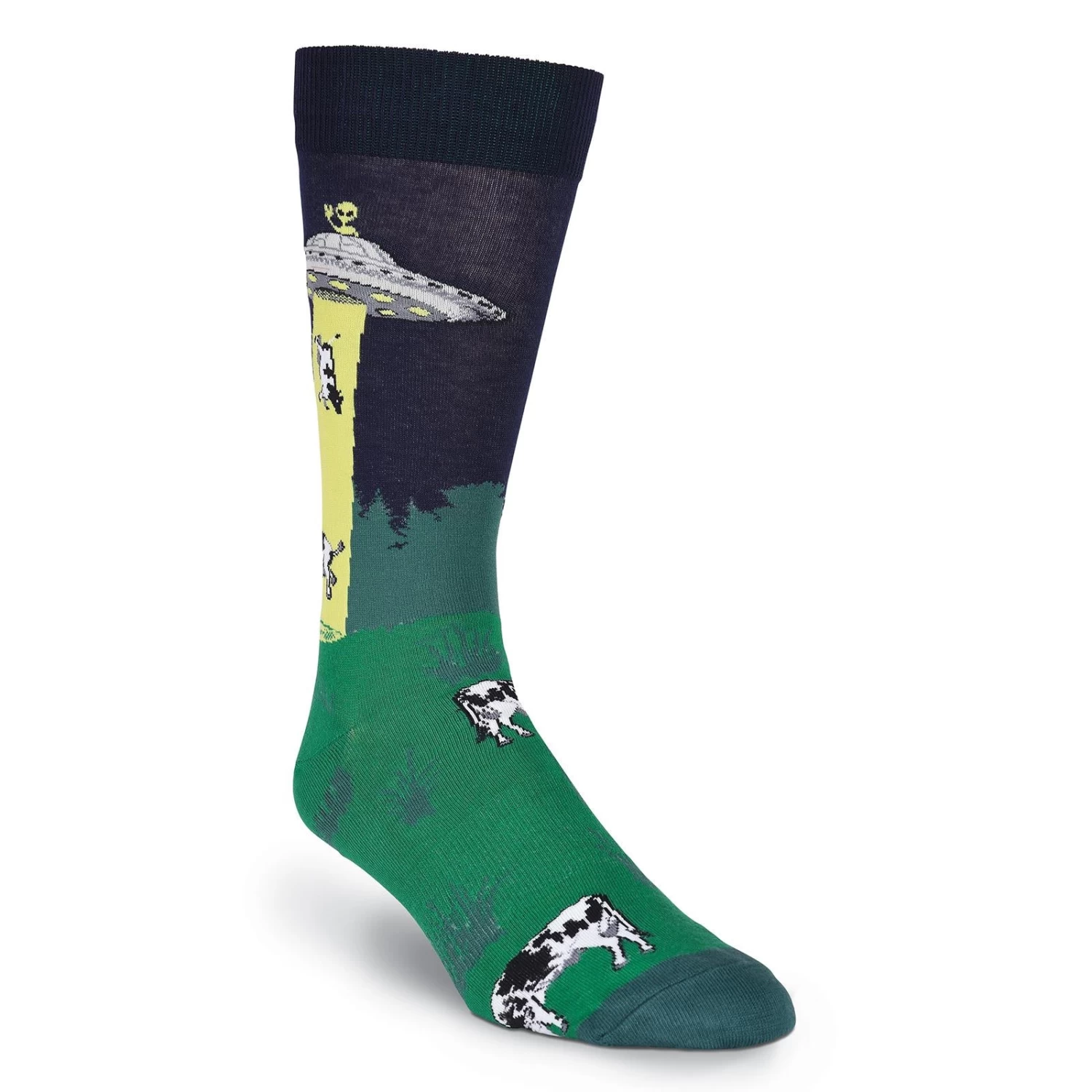 K. Bell Mens UFO Abduction Crew Socks 4 K. Bell Mens UFO Abduction Crew Socks - Image 2