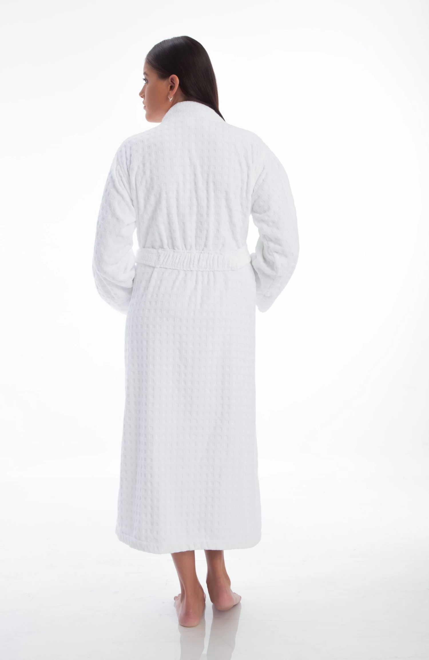 Gemsli Womens Luxurious Kimono Terry Robe 4 Gemsli Womens Luxurious Kimono Terry Robe - Image 2