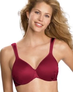 Bali Women's Live It Up Seamless Underwire Bra #3353 27 Bali Women's Live It Up Seamless Underwire Bra #3353 -Outfit Fashion Shop OHP 18149 AntoinetteRed