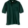 Hanes Cotton-Blend Jersey Men's Polo With Pocket 2 Hanes Cotton-Blend Jersey Men's Polo With Pocket -Outfit Fashion Shop OHP H0504 DeepForest