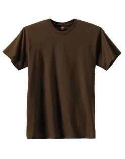 Hanes Men's Nano-T T-shirt 29 Hanes Men's Nano-T T-shirt -Outfit Fashion Shop OHP H4980 DarkChocolate