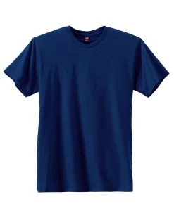 Hanes Men's Nano-T T-shirt 31 Hanes Men's Nano-T T-shirt -Outfit Fashion Shop OHP H4980 DeepNavy