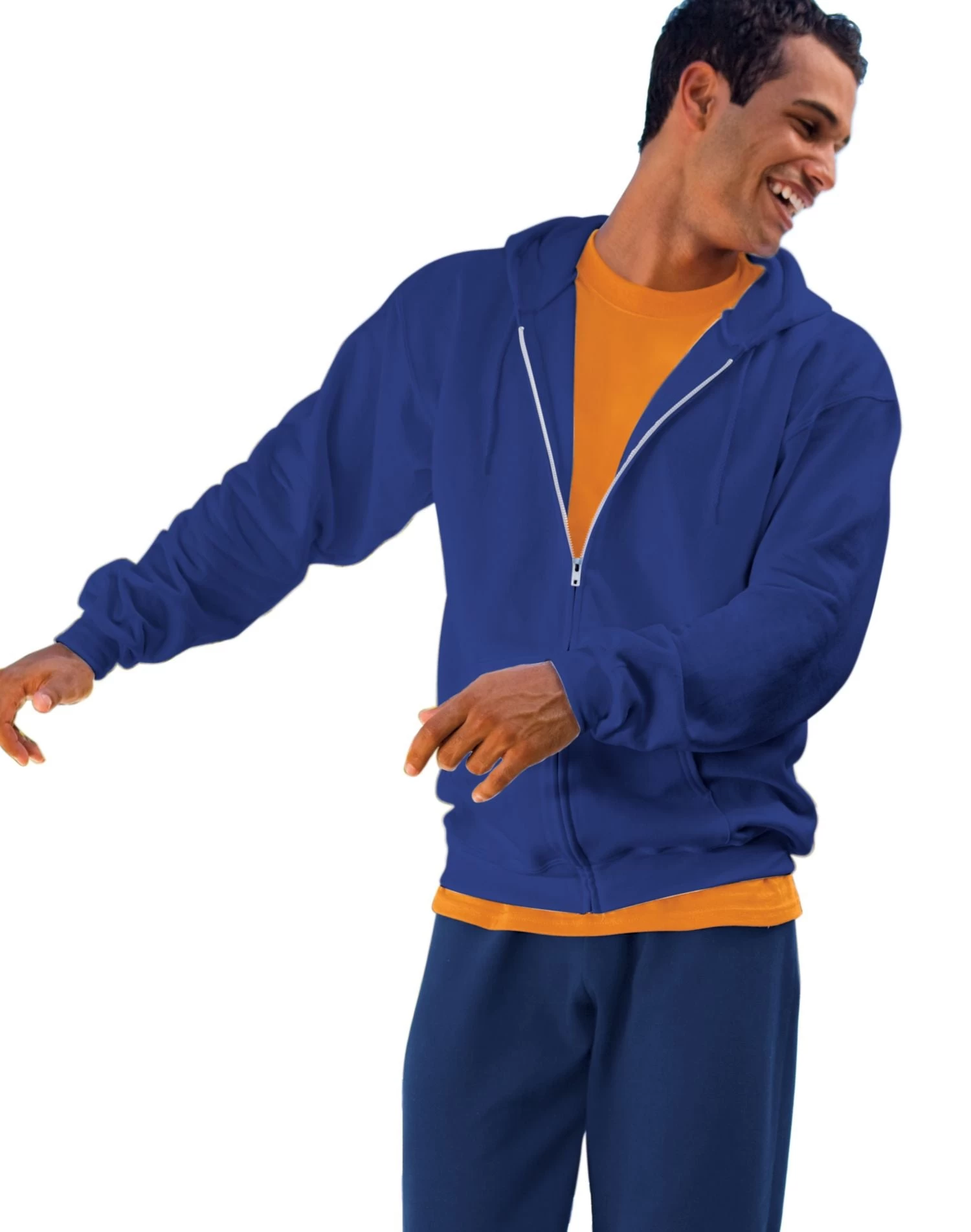 Hanes Ultimate Cotton Full-Zip Fleece Hood 10 Oz 12 Hanes Ultimate Cotton Full-Zip Fleece Hood 10 Oz - Image 10