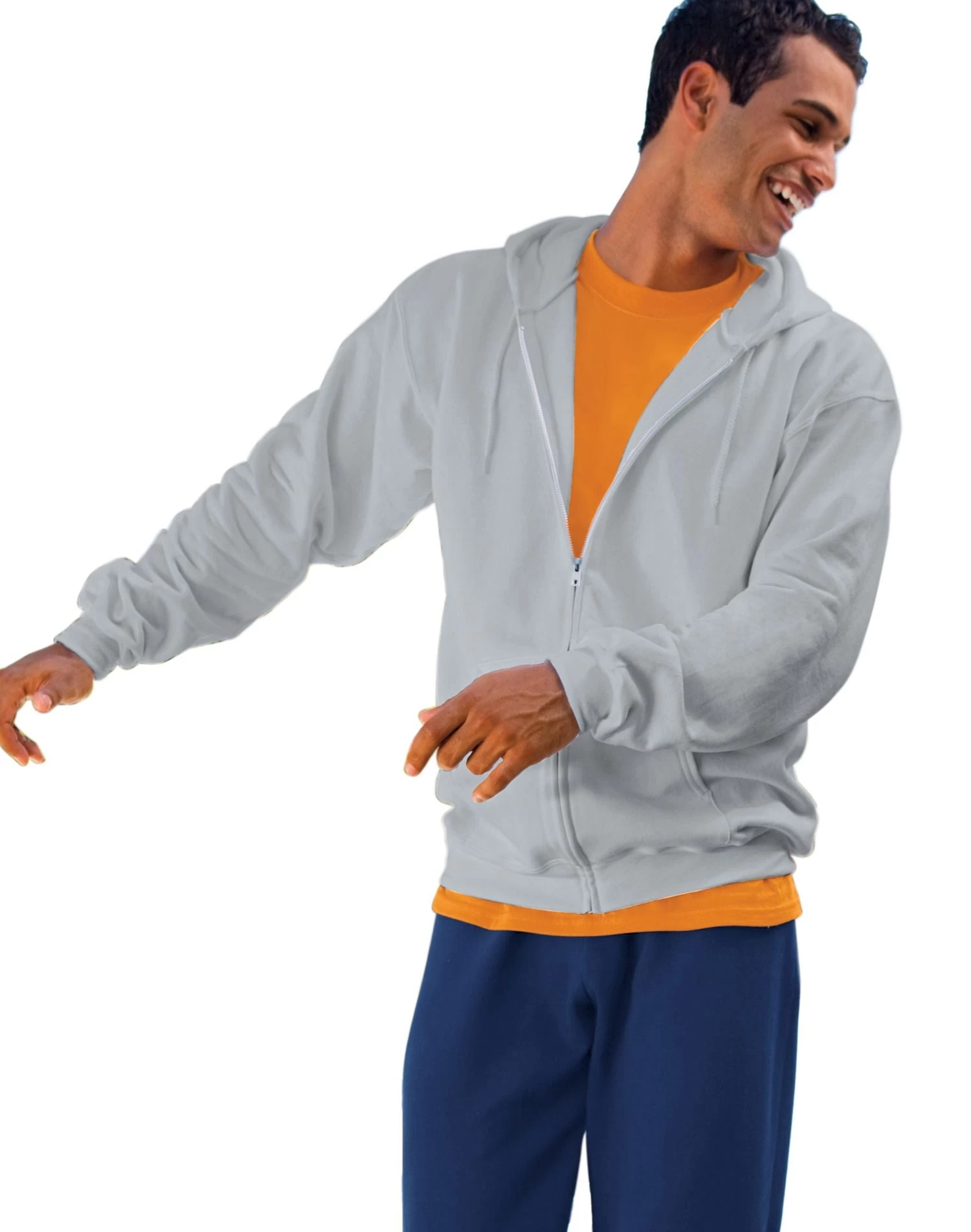 Hanes Ultimate Cotton Full-Zip Fleece Hood 10 Oz 14 Hanes Ultimate Cotton Full-Zip Fleece Hood 10 Oz - Image 12