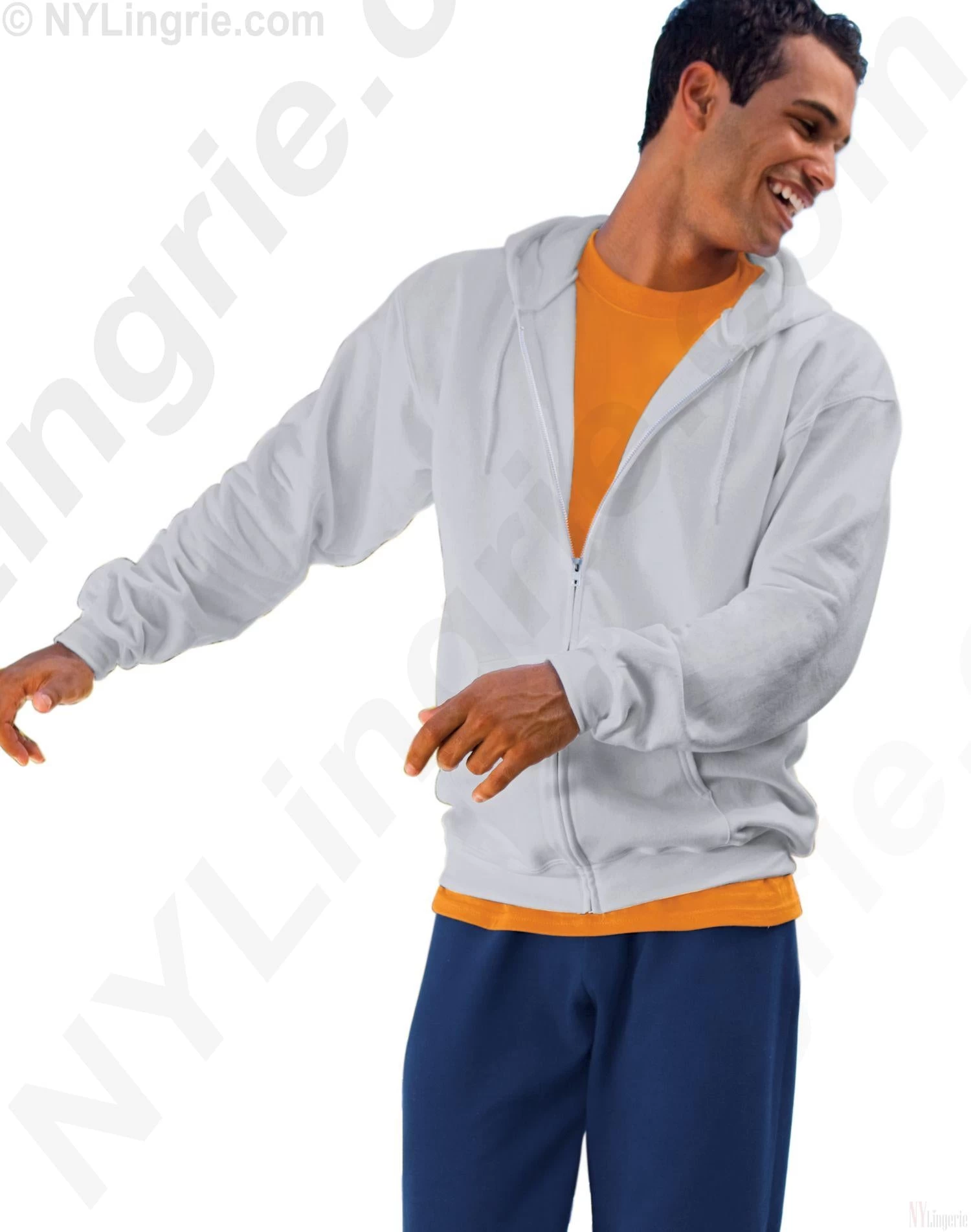 Hanes Ultimate Cotton Full-Zip Fleece Hood 10 Oz 17 Hanes Ultimate Cotton Full-Zip Fleece Hood 10 Oz - Image 15