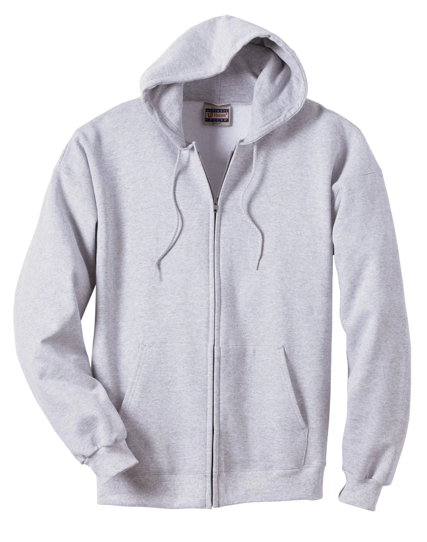 Hanes Ultimate Cotton Full-Zip Fleece Hood 10 Oz 4 Hanes Ultimate Cotton Full-Zip Fleece Hood 10 Oz - Image 2