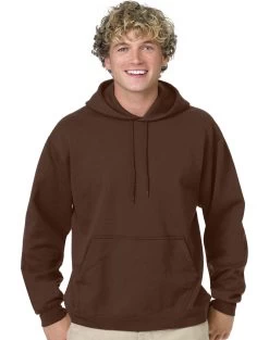 Hanes Comfortblend Pullover Hoodie Sweatshirt -Outfit Fashion Shop OHP HP170 Brown