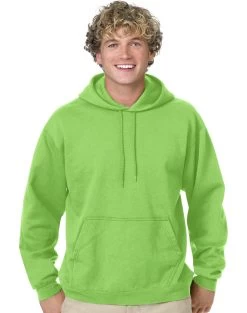 Hanes Comfortblend Pullover Hoodie Sweatshirt -Outfit Fashion Shop OHP HP170 Lime