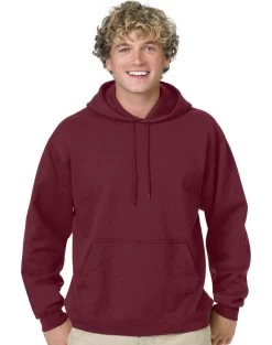 Hanes Comfortblend Pullover Hoodie Sweatshirt -Outfit Fashion Shop OHP HP170 Maroon