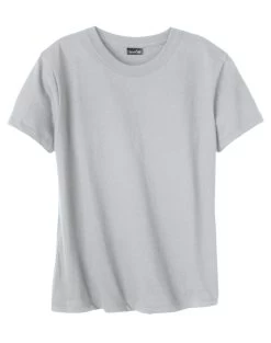 Hanes Classic-Fit Jersey Women's T-Shirt 4.5 Oz -Outfit Fashion Shop OHP HSL04 Ash