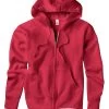 Hanes Women's Fleece Full-Zip Hood - 8 Oz 2 Hanes Women's Fleece Full-Zip Hood - 8 Oz -Outfit Fashion Shop OHP HW280 DeepRed
