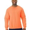 Fruit Of The Loom Adult Sofspun Sweatshirt 1 Fruit Of The Loom Adult Sofspun Sweatshirt -Outfit Fashion Shop SF72R orange sherbet front.9d312d020e6646e7