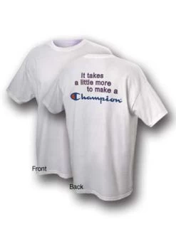 Champion Youth Graphic Tee With - It Takes A Little More Make A Champion -Outfit Fashion Shop T4350 A 846bea91 344d 4431 8523 a0056f64f01a