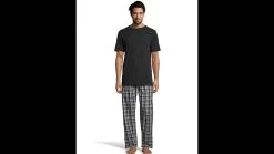 Hanes Mens Sleep Set With Woven Knit Pants -Outfit Fashion Shop a762708c 1250 40fd a5a6 b9c8513259e1
